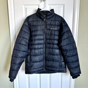 Men’s Black Columbia Puffy Jacket